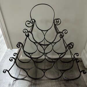 Wrought Iron Wine Rack
